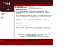 Tablet Screenshot of mde.srs-inc.com